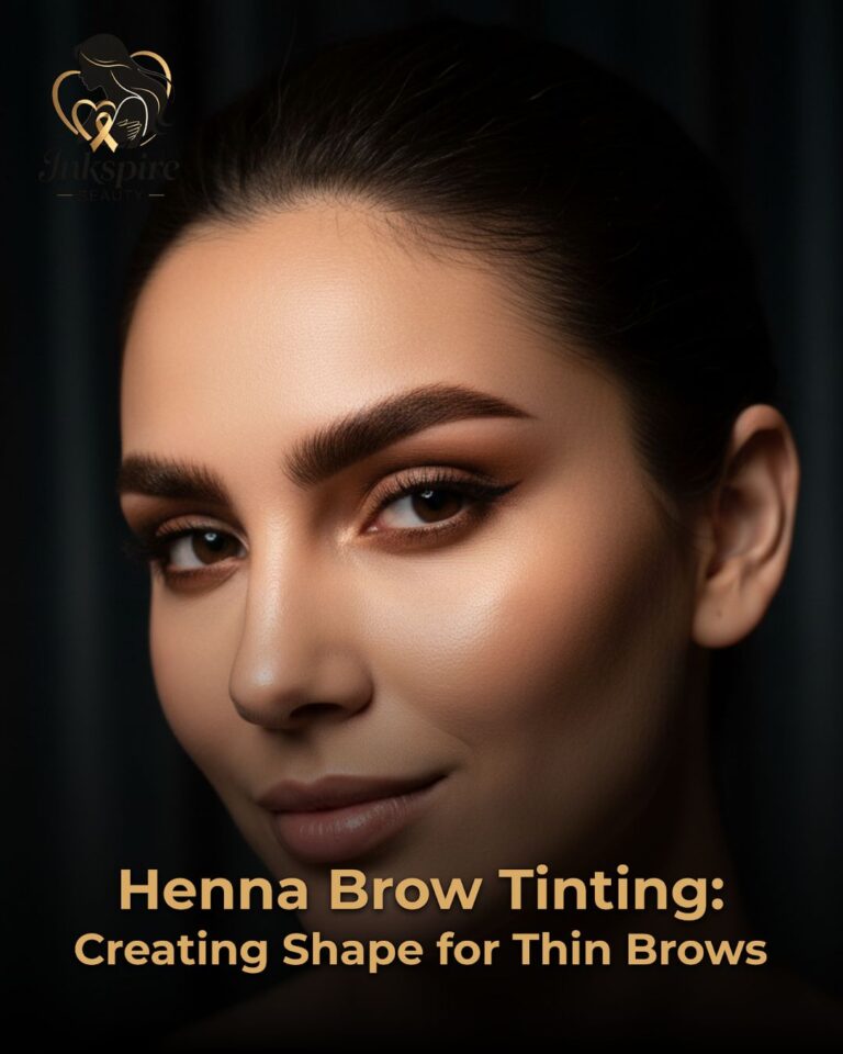 Henna Brow Tinting: Creating Shape for Thin Brows