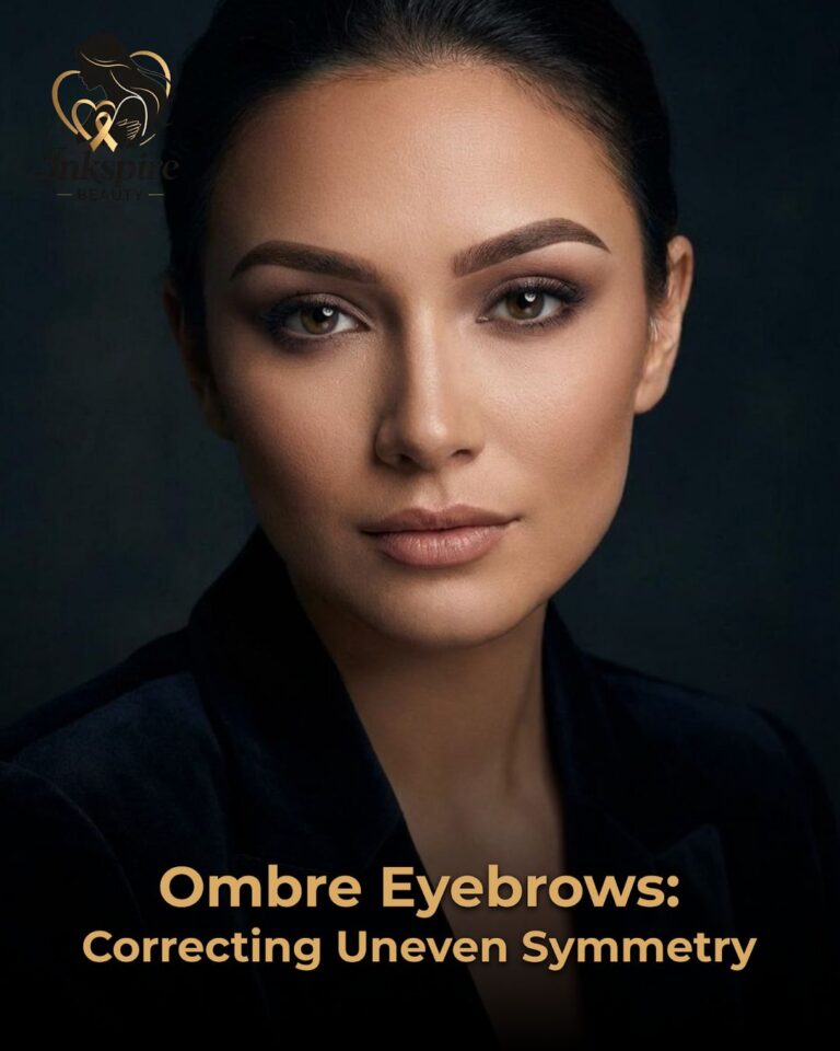 Ombre Eyebrows: Correcting Uneven Symmetry
