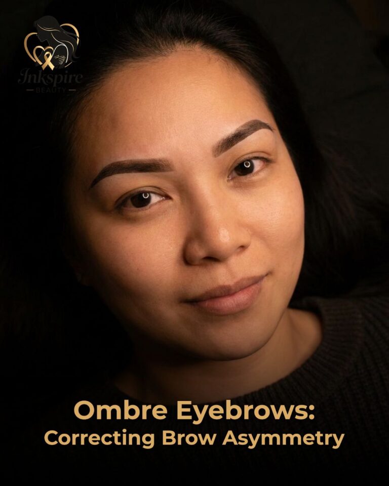 Ombre Eyebrows: Correcting Brow Asymmetry