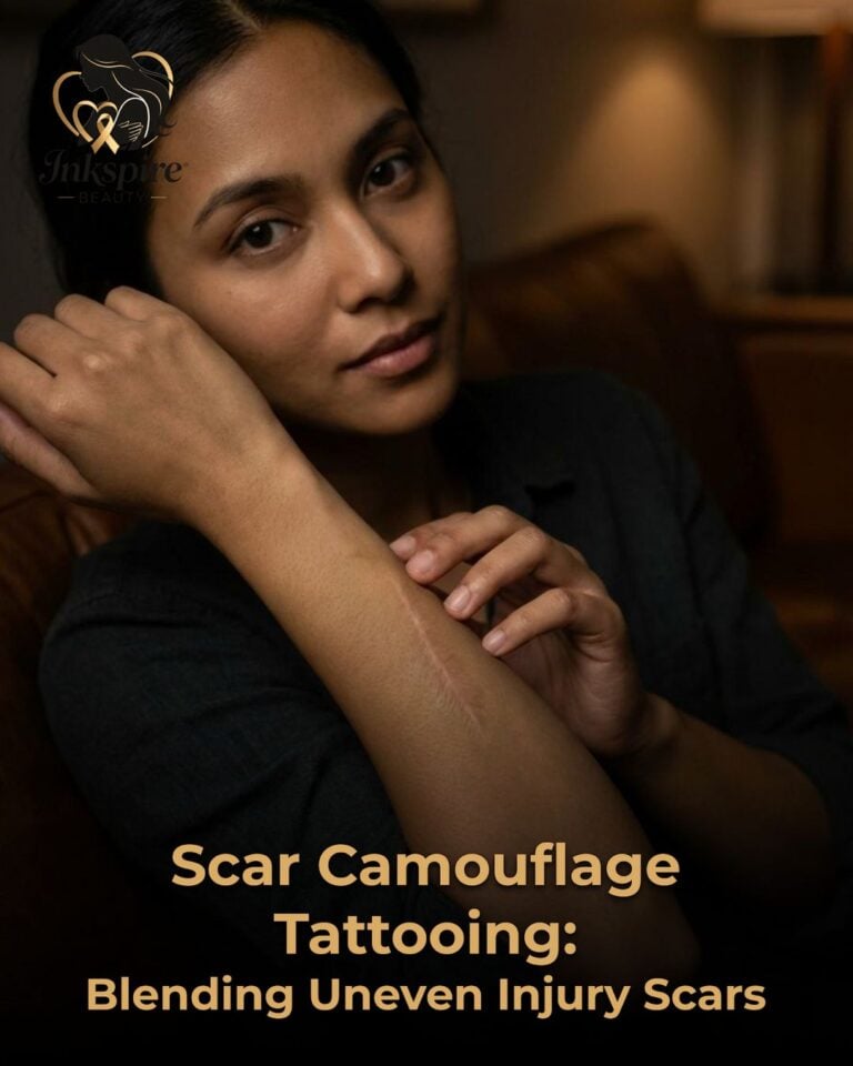 Scar Camouflage Tattooing: Blending Uneven Injury Scars
