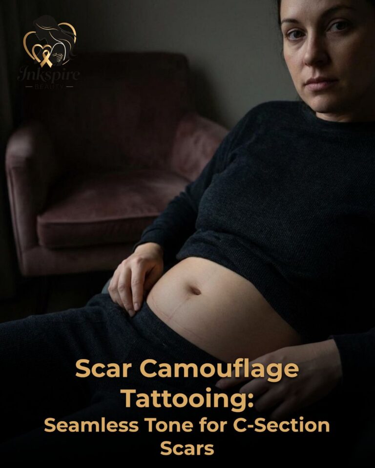 Scar Camouflage Tattooing: Seamless Tone for C-Section Scars