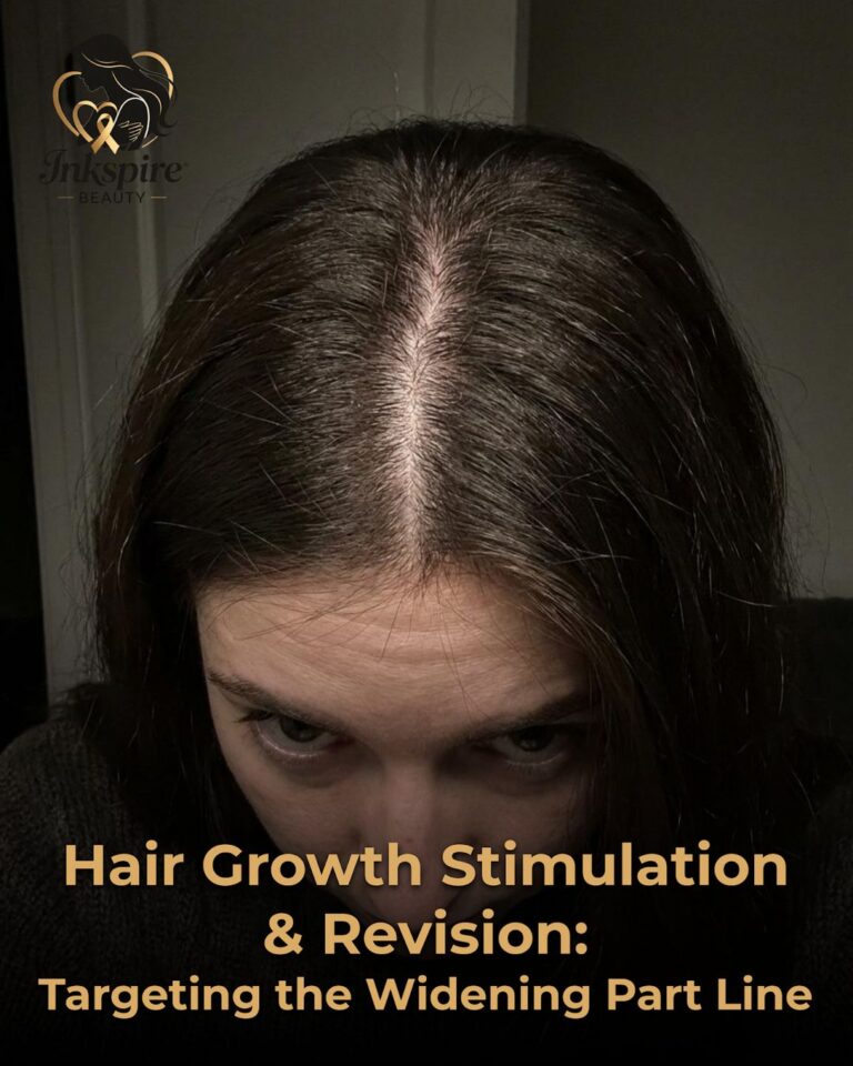 Hair Growth Stimulation & Revision: Targeting the Widening Part Line