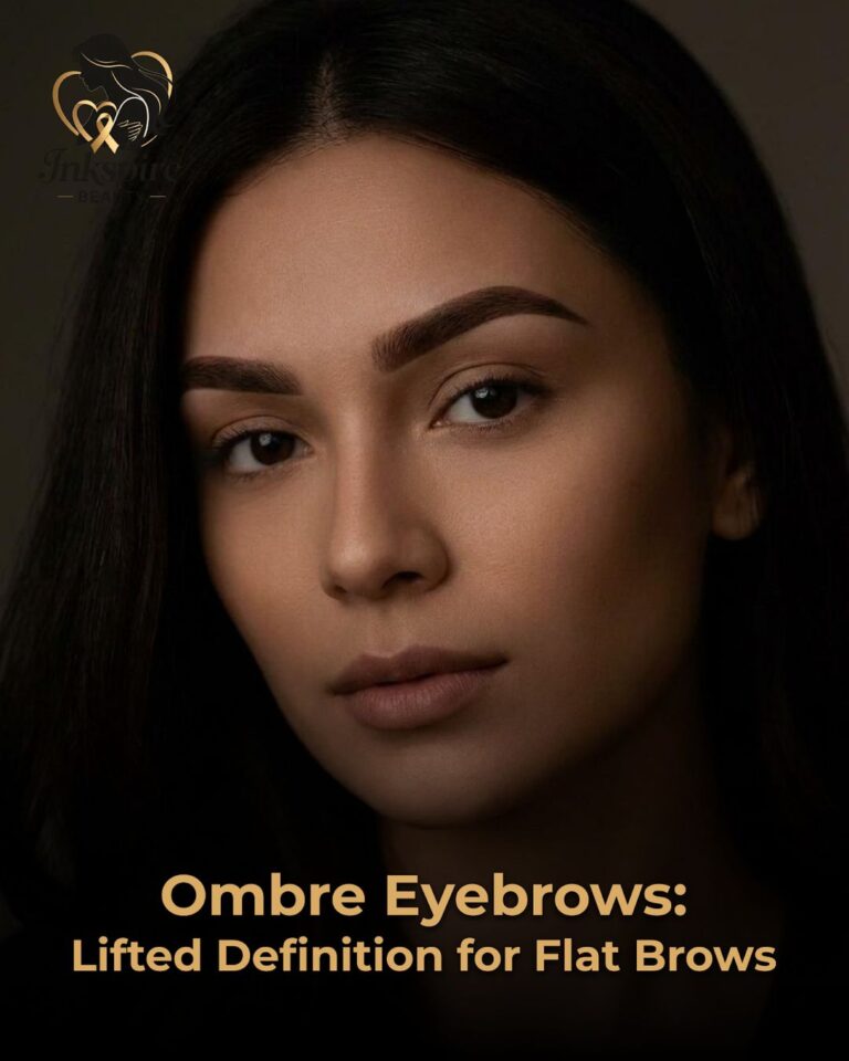 Ombre Eyebrows: Lifted Definition for Flat Brows