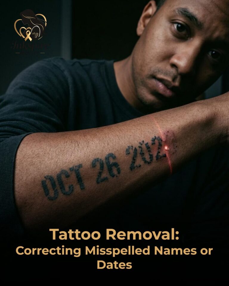 Tattoo Removal: Correcting Misspelled Names or Dates