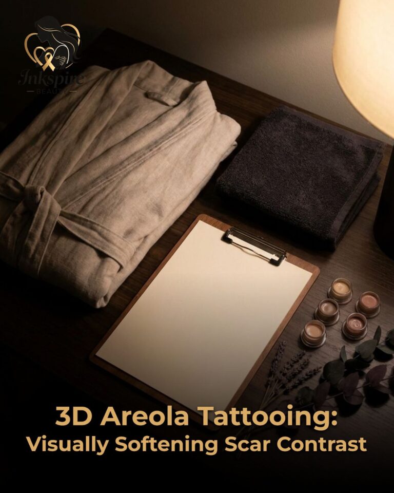 3D Areola Tattooing: Visually Softening Scar Contrast