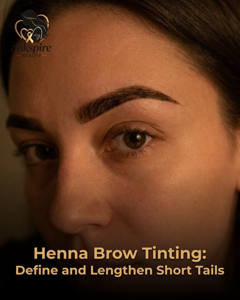 Henna Brow Tinting: Define and Lengthen Short Tails