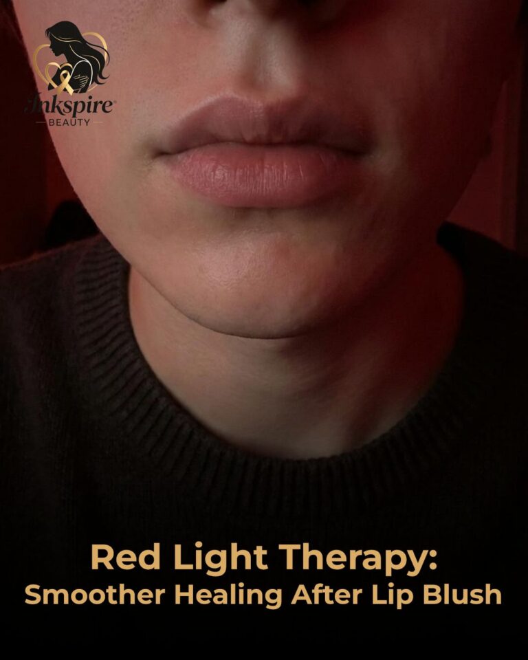 Red Light Therapy: Smoother Healing After Lip Blush