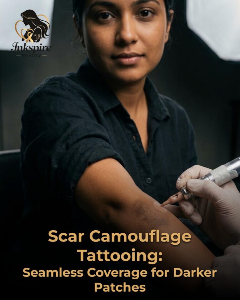 Scar Camouflage Tattooing: Seamless Coverage for Darker Patches