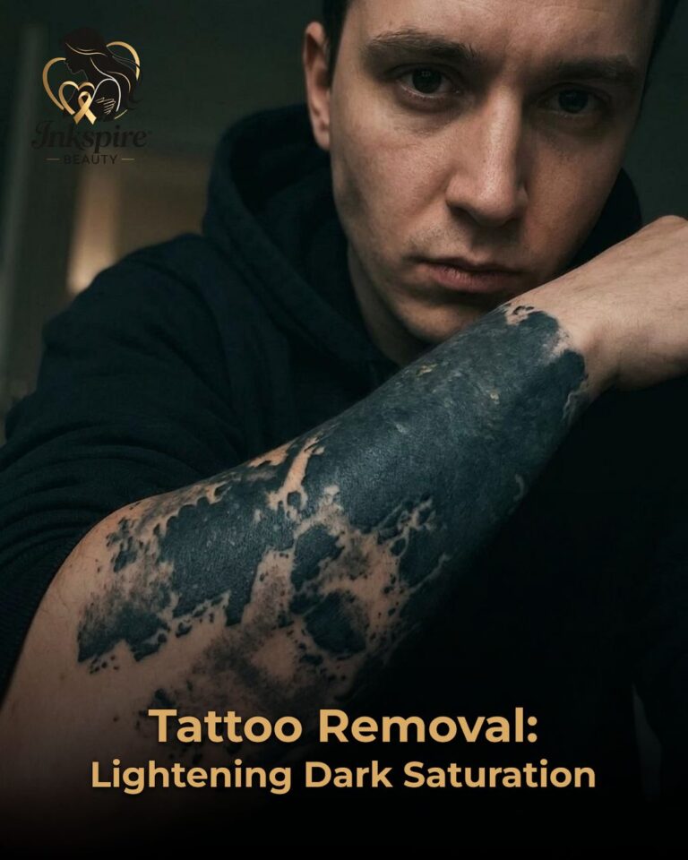 Tattoo Removal: Lightening Dark Saturation