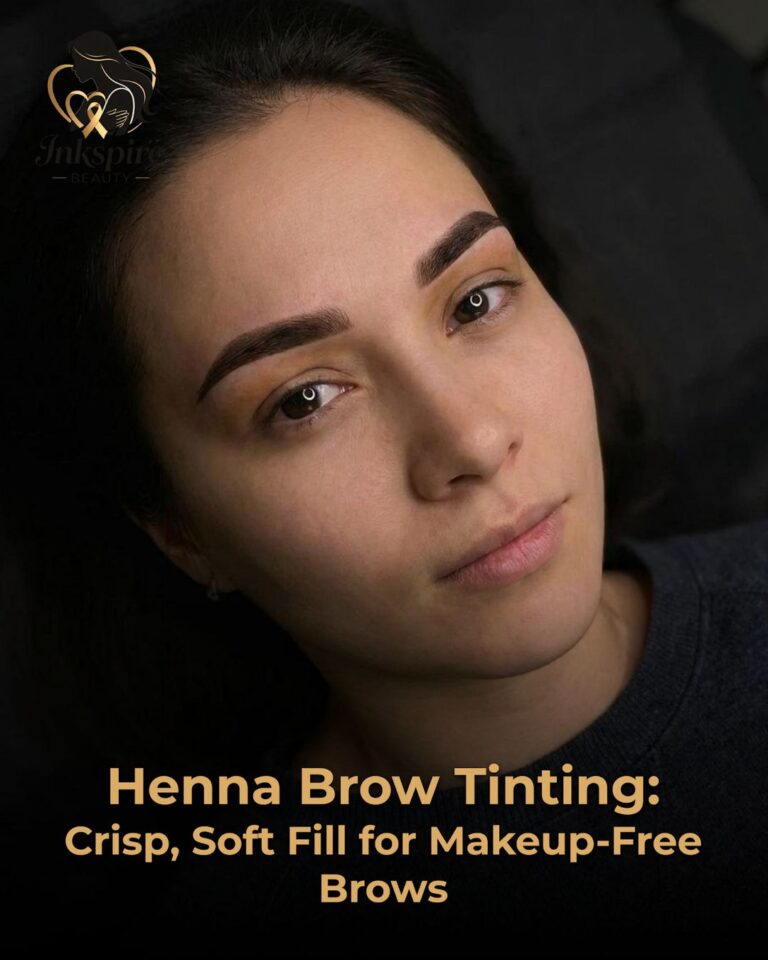 Henna Brow Tinting: Crisp, Soft Fill for Makeup-Free Brows
