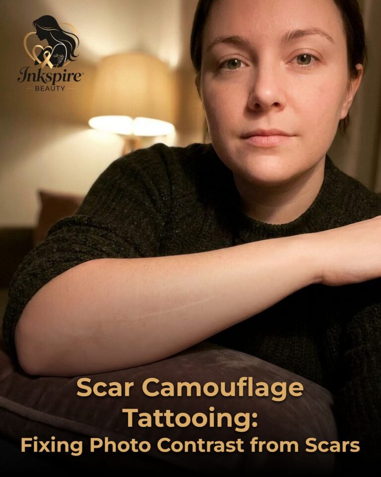 Scar Camouflage Tattooing: Fixing Photo Contrast from Scars