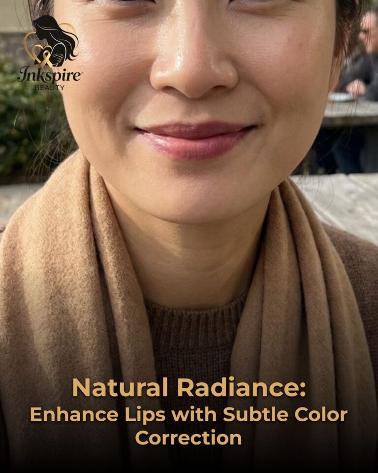 Natural Radiance: Enhance Lips with Subtle Color Correction