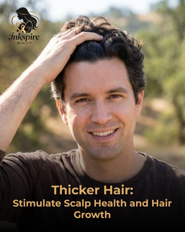 Thicker Hair: Stimulate Scalp Health and Hair Growth