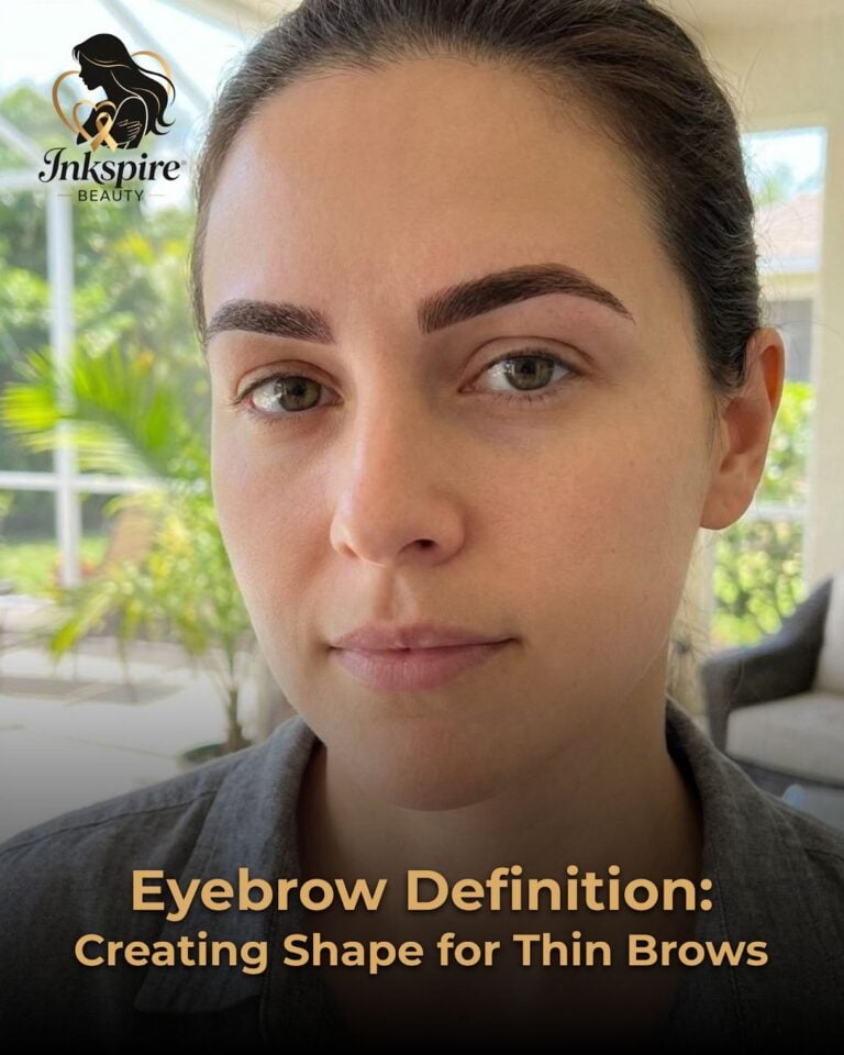Eyebrow Definition: Creating Shape for Thin Brows