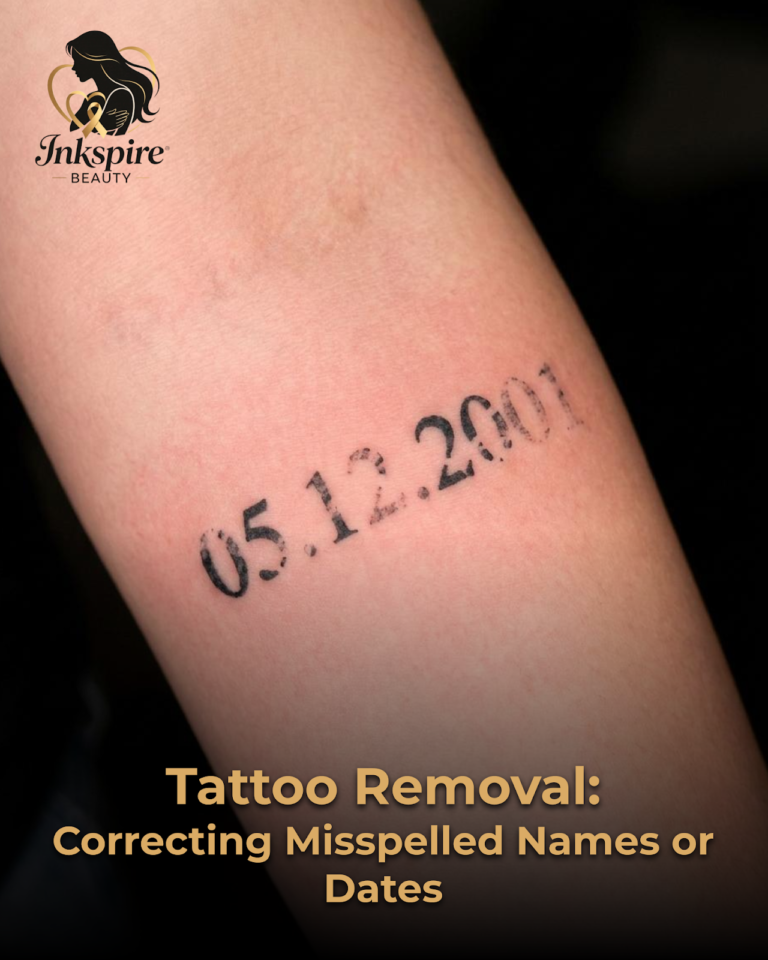 Tattoo Removal: Correcting Misspelled Names or Dates
